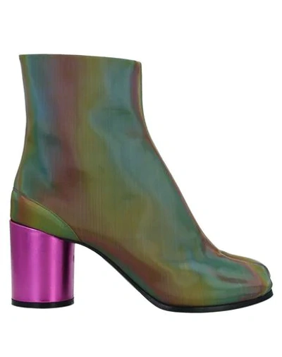 Shop Maison Margiela Ankle Boot In Green