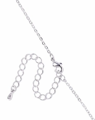 Shop Cz By Kenneth Jay Lane Necklace In Silver