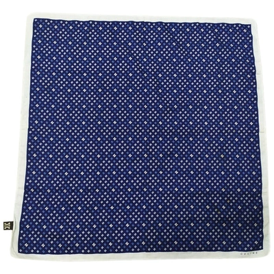 CELINE Pre-owned Silk Handkerchief In Blue