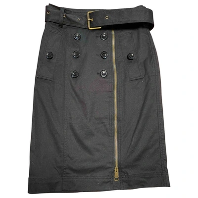 Pre-owned Burberry Mid-length Skirt In Black