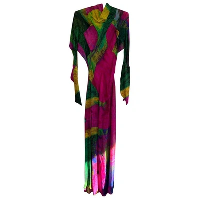 Pre-owned Vivienne Westwood Silk Maxi Dress In Other