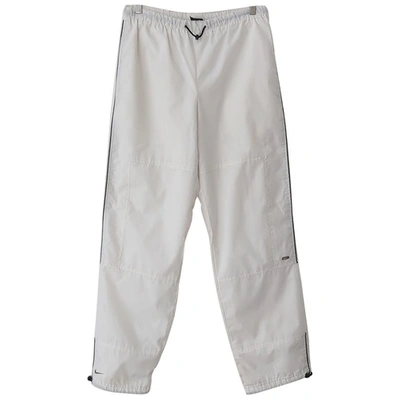 Pre-owned Nike White Trousers