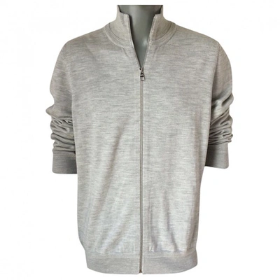 Pre-owned Louis Vuitton Wool Sweatshirt In Grey
