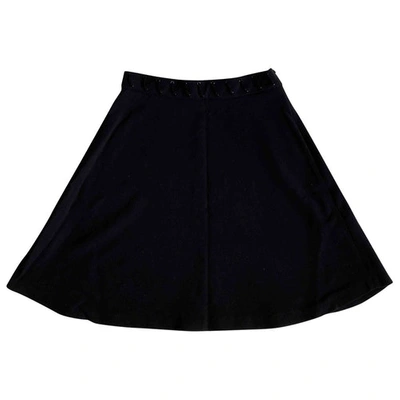 Pre-owned Sandro Skirt In Black