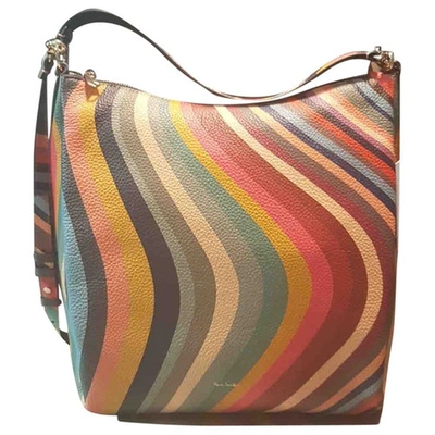 Pre-owned Paul Smith Leather Tote In Multicolour