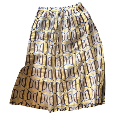 Pre-owned Chloé Stora Beige Cotton Skirt