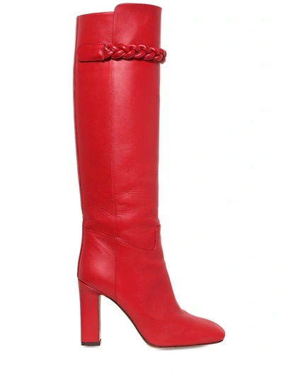 Shop Valentino T.b.c Leather Boots