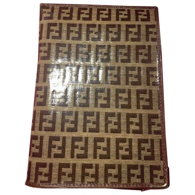 Pre-owned Fendi Cloth Small Bag In Brown