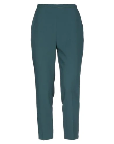 Shop Elisabetta Franchi Woman Pants Dark Green Size 8 Polyester