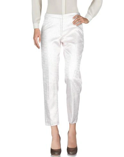 Shop Dries Van Noten Woman Pants Beige Size 8 Viscose, Polyester, Metallic Polyester