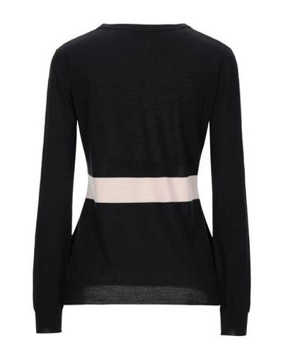 Shop Boutique Moschino Woman Sweater Black Size 6 Virgin Wool, Acrylic