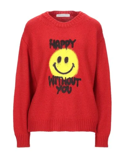 Shop Philosophy Di Lorenzo Serafini Woman Sweater Red Size 8 Virgin Wool, Acrylic