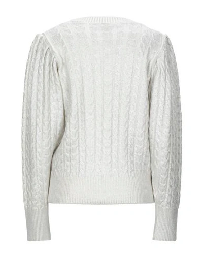 Shop Msgm Sweaters In Silver