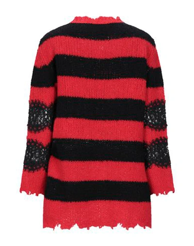 Shop Philosophy Di Lorenzo Serafini Woman Sweater Red Size 4 Wool, Alpaca Wool, Cotton, Polyamide