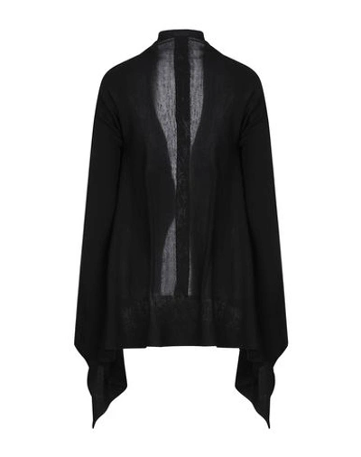 Rick Owens Cardigan In Black