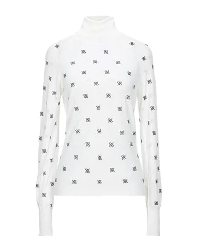 Shop Fendi Turtlenecks In White