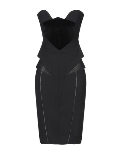 Shop Antonio Berardi Midi Dresses In Black