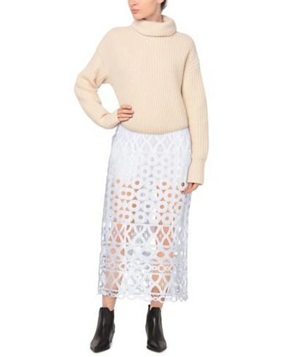 Shop Dondup Maxi Skirts In White