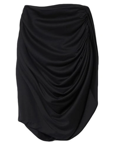 Shop Isabel Marant Woman Midi Skirt Black Size 2 Virgin Wool, Cotton
