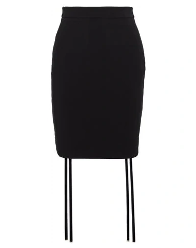 Shop Antonio Berardi Midi Skirts In Black