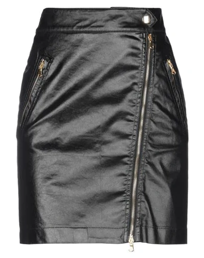 Shop Moschino Woman Midi Skirt Black Size 8 Cotton, Polyester, Elastane