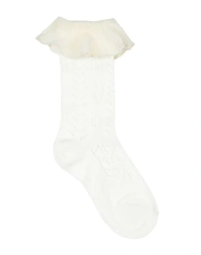 Shop Gucci Socks & Tights In Ivory