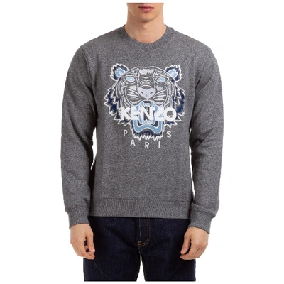 Shop Kenzo Men's Sweatshirt Sweat  Tiger In Grey