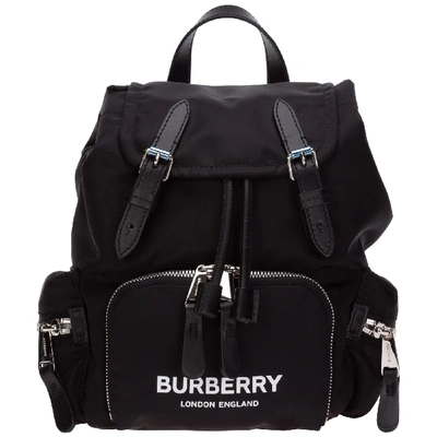 Shop Burberry Women's Rucksack Backpack Travel In Black