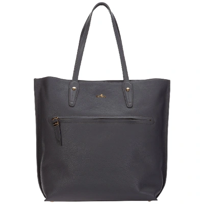 Shop Hogan Women's Leather Shoulder Bag In Grey
