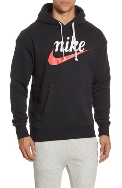 nike heritage hoodie black