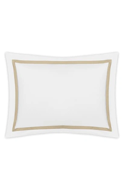 Shop Matouk Lowell 600 Thread Count Sham In Champagne