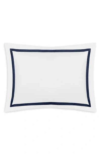Shop Matouk Lowell 600 Thread Count Sham In Navy