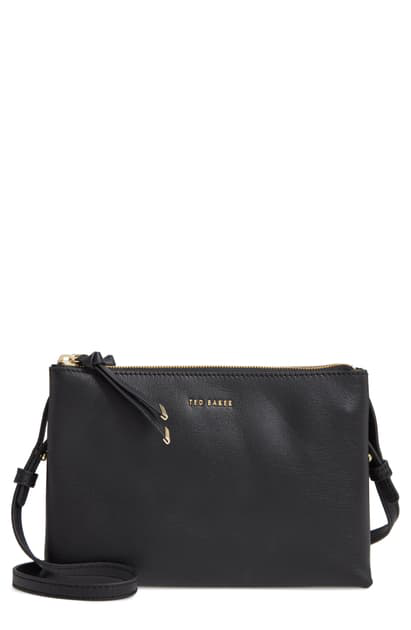 ted baker black leather bag