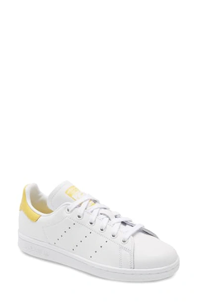 Shop Adidas Originals Stan Smith Sneaker In White/ White/ Core Yellow