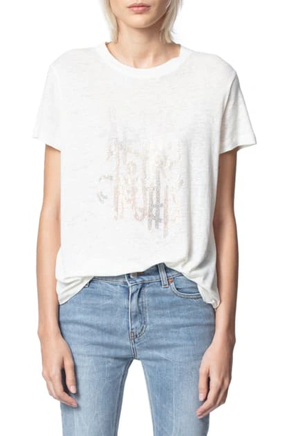 Shop Zadig & Voltaire Azedi Strass Tee In Judo