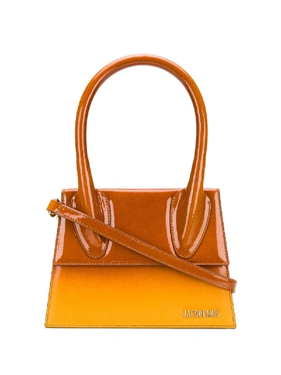 Shop Jacquemus Le Grand Chiquito Shoulder Bag In Orange