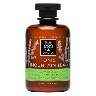 Shop Apivita Tonic Mountain Tea Shower Gel With Essential Oils 250ml