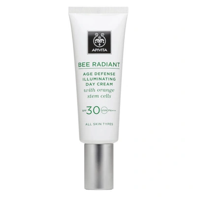 Shop Apivita Bee Radiant Age Defense Illuminating Day Cream Spf 30 40ml