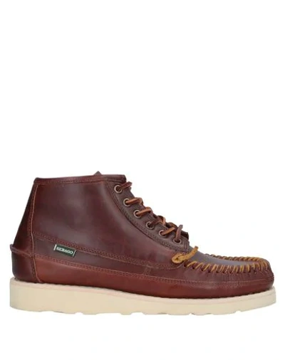 Sebago Seneca Mid Boot - Brown Cinnamon In Brown