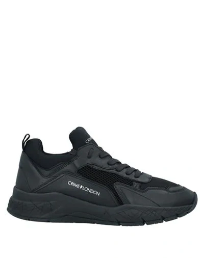 Shop Crime London Sneakers In Black