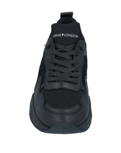 Shop Crime London Sneakers In Black