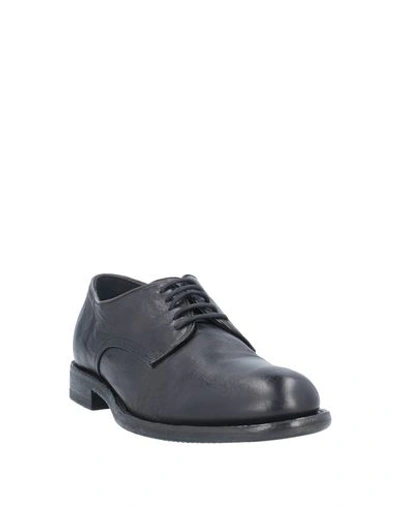 Shop Pantanetti Laced Shoes In Black