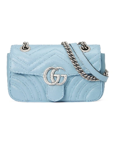 Shop Gucci Gg Marmont Bag In Porcelain Light Blue