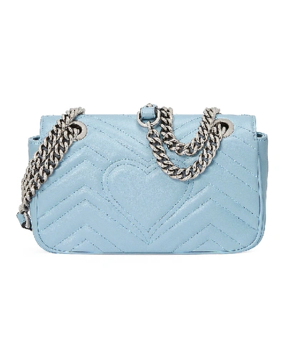 Shop Gucci Gg Marmont Bag In Porcelain Light Blue