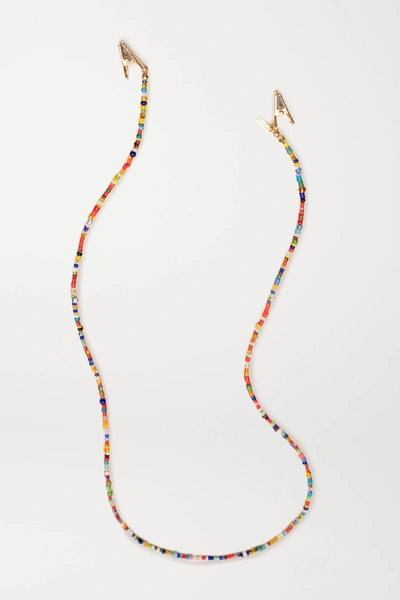 Shop Eliou Gold-plated Bead Sunglasses Chain