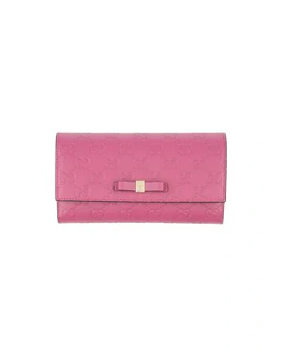 Shop Gucci Wallet In Garnet