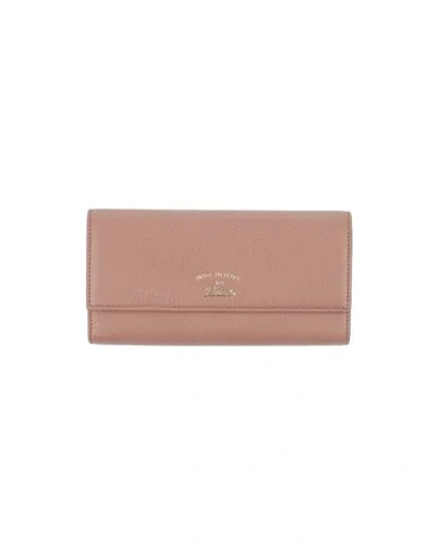 Shop Gucci Wallet In Pastel Pink