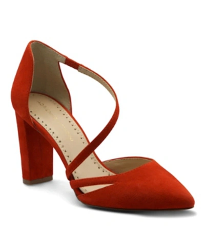 Shop Adrienne Vittadini Women's Nath D'orsay Pumps Women's Shoes In Red