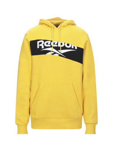Reebok Hooded Sweatshirt In Yellow 