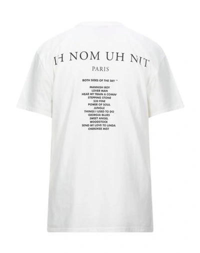Shop Ih Nom Uh Nit T-shirts In Ivory